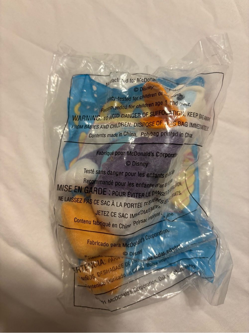 McDonald's 2001 House Of Mouse Donald Duck Vintage Happy Meal Toy #3 Disney